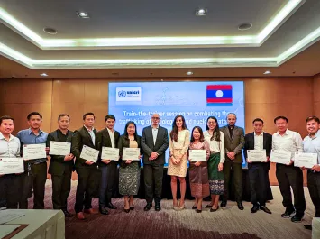 CONTACT Train-The-Trainer in Nuclear Security in Lao, 5 August 2022.