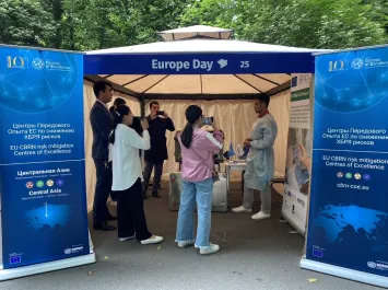 EU CBRN CoE Risk Mitigation Initiative presented its achievements in Central Asia during the Europe Day celebrations in Tashkent